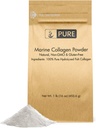 Pure Original Zutaten Marine Collagen Pulver (1 lb) Natürliche und entflammte, Protein Peptide, Resealable Tasche