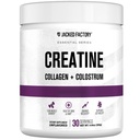 Jacked Factory Creatine für Damen - Creatine Monohydrate mit Collagen + Colostrum zur Unterstützung Workout-Performance, Lean Muskelwachstum, Gesundes Haar, Haut und Nägel - 30 Servietten, Unflavored