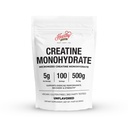 ALIMENTS SAINTS Creatine Poudre micronisée monohydratée 500G - 100 portions, 5000mg par portion (5g) - pour les hommes et les femmes Croissance et rétablissement musculaires - UNFLAVORED