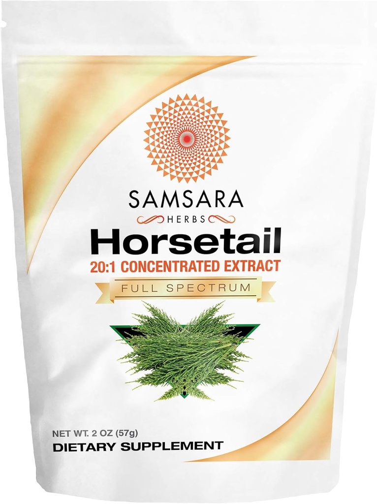 Samsara Kräuter Pferdeschwanz Pulver (2oz/57g) - 20:1 Konzentrierter Extrakt