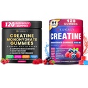 Kreatin Monohydrat-Gummien für Männer und Frauen, 9000MG Creatine Gummies Sugar Free -BCAA 2:1, B12 B6 für Boost Strength, Focus & Endurance, Vegan, Non-GMO