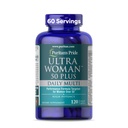 Pride de Puritan Ultra Woman 50 Plus haute puissance performance temps de sortie quotidienne multivitamine avec zinc, supplément alimentaire pour le vieillissement en santé et la production d'énergie cellulaire, 2 mois d'approvisionnement, 120 comte