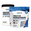 Nutricost Micronized Creatine Monohydrate 500 Gramm und 20 Stickpacks (Variety) Bundle