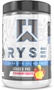 RYSE Loaded Pre Workout Pulver - Strawberry Squeeze - Tägliches Pre-Workout für Männer und Frauen mit 390 mg Koffein, Beta Alanin und Citrullin für Pump, Fokus und Energie - 30 Portionen