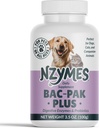 Nzymes® Bac-Pak Plus 100 Gramm Verdauungsenzyme und Probiotika für Verdauung, Lösehocker, Durchfall, Verstopfung, Verbesserung der Nährstoffaufnahme - Made in USA