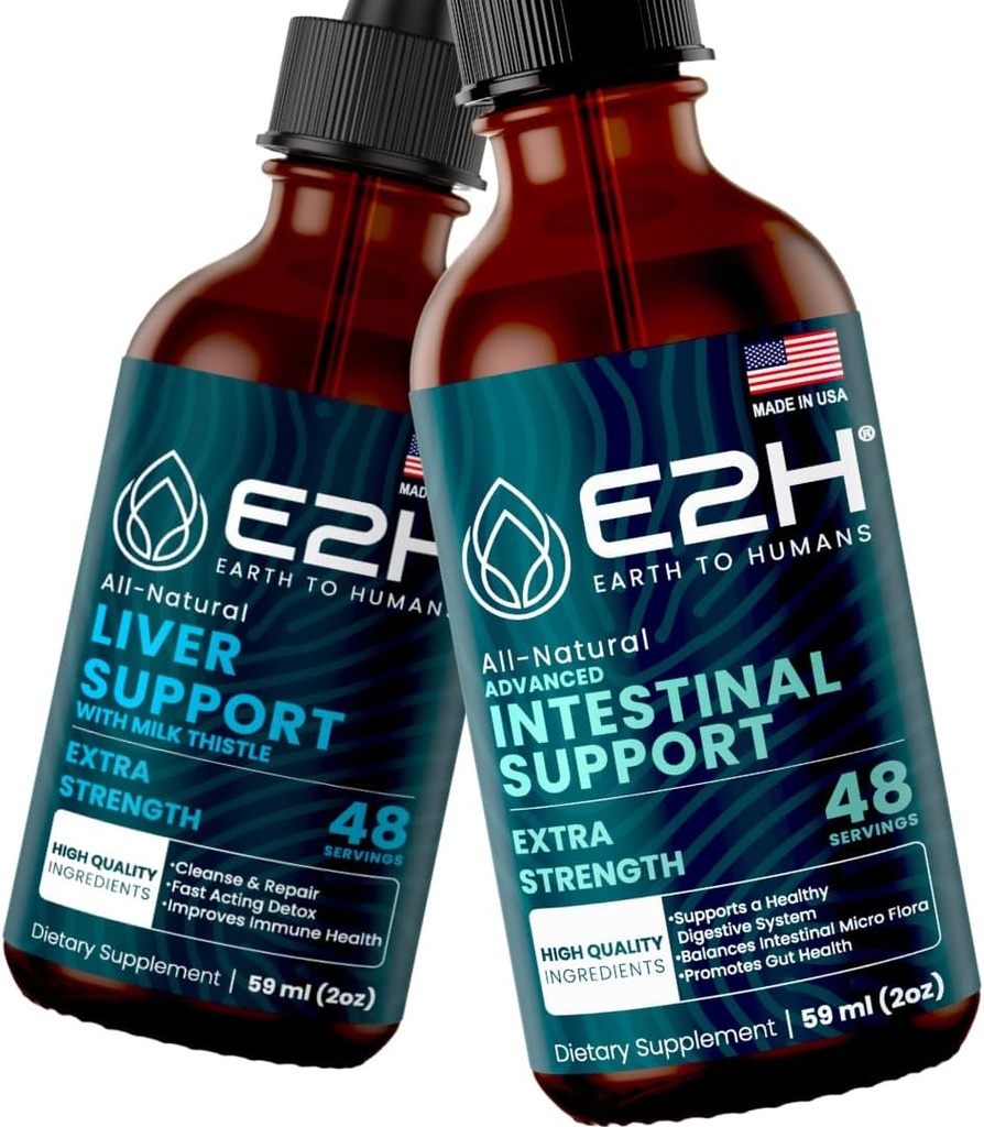 E2H: Supplément de soutien du foie et soutien intestinal avancé.