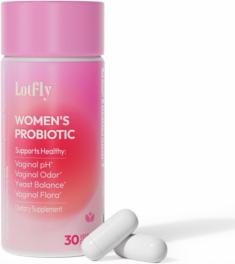 Vaginale Probiotika für Frauen 100 Billion CFU mit Cranberry-Extrakt für pH Balance & UTI-Support, Plus Prebiotics & Lactobacillus, Triple Action für Vaginal, Urinary & Gut Health, 30 Kapseln