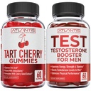 Atlantis Nutrition Tart Cherry 60 Gummies + Testostérone Booster 60 Gummies