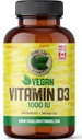 Pure Lab Vitamine Vegan Vitamin D3 1000IU, 240 Vegi-Caps Made in Canada