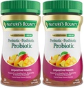 Nature’s Bounty Pre + Pro + Postbiotic Gummies for Digestive Health, Immune Support - Probiotic Gummies for Gut Health, Tropical Mango Flavor, 30 Ct (Pack of 2)