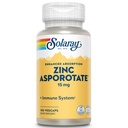 Solaray Zinc Asporotate 15mg Complex chélaté.