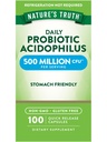 Nature's Truth Probiotics für Männer und Frauen | 500 Million CFU | 100 Kapseln | Non-GMO & Gluten Kostenlose Ergänzung