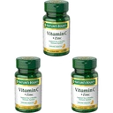 Nature's Bounty Vitamin C + Zink, Vitamin Supplement, Unterstützt Immungesundheit, 60 mg, 60 Tabletten (Pack von 3)