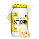 Isothority Whey Protein Isolate, Crème fouettée Banana, 2 lb - Acides aminés à chaîne ramifiée ultra absorbante (BCAA) Poudre avec 25 g de protéines par portion, faible teneur en glucides - construire des muscles et accélérer la récupération