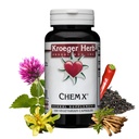 Kroeger Herb Products, Chem X, Daily Detox and Cleansing Formula, Red Clover, Yellow Dock, Paprika soutient la fonction hépatique de santé - non-OGM, sans gluten, sans conservateurs, fabriqués aux États-Unis