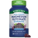 Nature's Truth Magnesium Glycinate Gummies | 60 Count | Sour Grape Flavor | Vegan, Non-GMO & Gluten Free Supplement