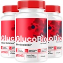 (3 Pack) GlucoBio Kapseln - Offizielle Gluco Bio Support Pillen, Erweiterte Formel für Gesamt Balance, GlucoBio Pillen, GlucoBio Supplement, Glucovio Bewertungen, 90 Kapseln für 3 Monate