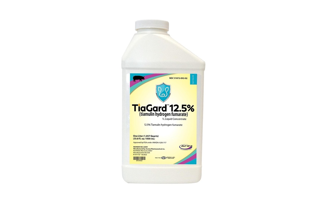 Aurora TiaGard 12,5% Flüssiger Konzentrat, Generic für Denagard, 1L, Ein Liter
