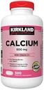 ikj Kalzium 600 mg mit Vitamin D3 Nahrungsergänzung 500 Tabletten