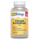 SOLARAY Vitamin B Complex 100mg - Cellular Energy, Nerve and Heart Health Support - liefert alle 8 B Complex Vitamine - Vitamin B12, B1, B2, B3, B6, Niacin, Folsäure und Biotin - Vegan, 275 Servierungen