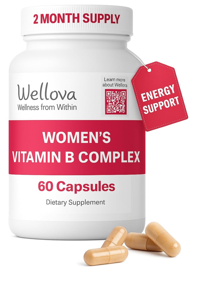 Complexe Vitamine B des femmes Promote l'énergie, le cerveau et le soutien du cœur