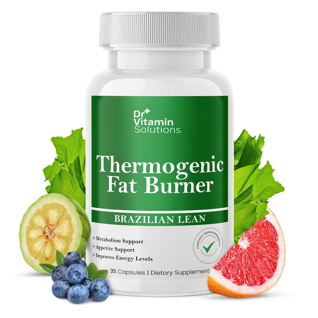 Thermogenic Fat Burner brasilianischen Lean - Gewichtsverlust Pillen für Frauen & Männer | Appetit Suppressant & Stoffwechsel Booster w/Green Tee, Garcinia | Belly Fat, Energie & Bloating Support - 35 Kapseln