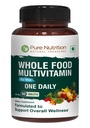 Nutrition pure Multivitamines alimentaires entières pour les hommes 90 Tabs Un-A-Jour. 100 % RDA.