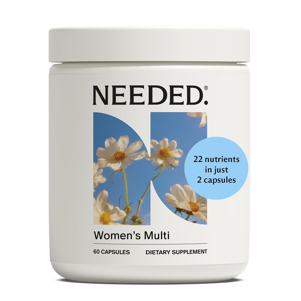 Braucht. Multivitamin für Frauen mit 23 Vitaminen, Mineralien und Antioxidantien - Daily Womens Multivitamin - Vitamin B12, B6, D3, Choline, Calcium, Biotin, Magnesium, Folate und mehr (90 Count)