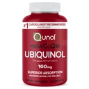 Qunol Mega Ubiquinol 100mg CoQ10, Überlegene Absorption, patentiertes Wasser und Fett lösliche natürliche Ergänzung Form von Coenzym Q10, Antioxidans für Herzgesundheit, 100 Count Softgels.