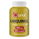 Qunol 100mg Ubiquinol, puissant antioxydant pour la santé cardiaque et vasculaire, essentiel pour la production d'énergie, supplément naturel forme active de Coq10, 120 comte