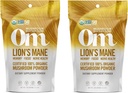 Om Bio Pilz Superfood Pulver, Lions Mane, 3.5 Unze (50 Servierungen) (Тwo Рack)