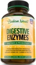 Enzymes digestifs de Bradeson Naturals - Enzymes et probiotiques, complément alimentaire naturel, 60 capsules