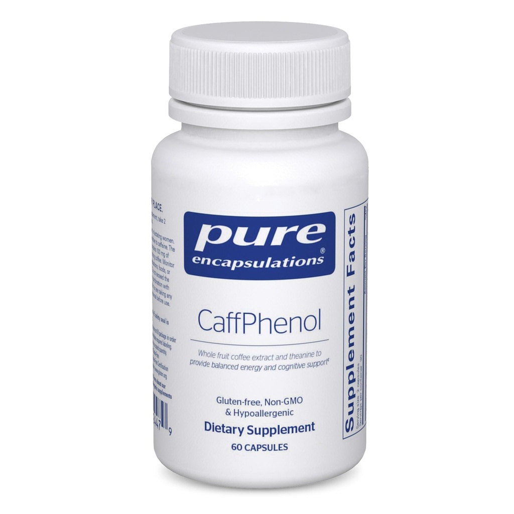 Pure Encapsulations CaffPhenol | Whole Fruit Coffeeberry Extract und Theanine, um Balanced Energy and Cognitive Support | 60 Kapseln