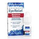 Bausch + Lomb Advanced Eye Relief, Maximum Redness Reliever und Schmiermittel Augentropfen, Beruhigt Brennen & Irritierte trockene Augen, Feuchtigkeit & Komfort, 0,5 Fl Oz (Paket von 6)