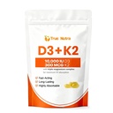 D3 K2, Vitamin D3 K2 10.000 IE Magnesium Supplement, Nicht-GVO, Glutenfrei, Unterstützt Immun & Energie, 300 Kokosnussöl Softgels