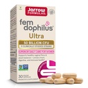 Formules de Jarrow Fem-Dophilus Vaginal et Probiotique Digestionnel 50 Million CFU, 9 souches étudiées cliniquement, pour la flore vaginale et l'équilibre des levures, le trac urinaire, le soutien digestif et immunitaire, 30 capsules
