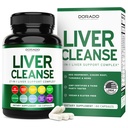 Liver Cleanse Detox & Repair (27 in 1 Formel - Milchdistel, Dandelion Root, Turmeric, Artichoke Extract & More) - Detox Cleanse Supplement, Liver Support für Erwachsene, Vegan - 60 Kapseln