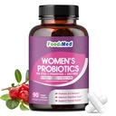 Probiotics for Women Digestive Health, 70 Billion CFUs Womens Probiotic with Digestive Enzymes & Prebiotics & Cranberry for Gut, Immune & Urinary Tract Balance, Delayed-Release, 90 Veggie Capsules