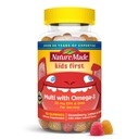 Les enfants faits de la nature première multivitamine avec Omega-3, les enfants multivitamines Gummy avec vitamines et minéraux pour le soutien nutritionnel, 70 Gummies