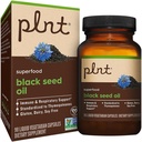 plnt Black Seed Oil a Superfood for Immune & Respiratory Support a Cold-Pressed (90 Liquid Vegetarian Capsules)