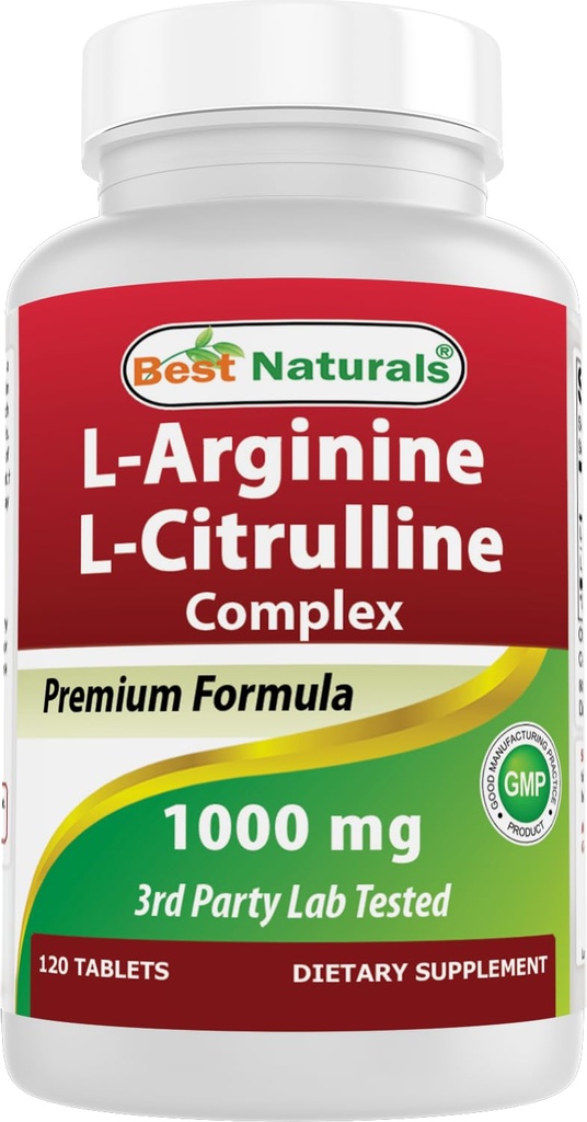 Best Naturals Arginin Citrulin Complex 1000 Mg 120 Tabletten