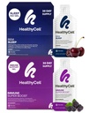 Supplément d'aide au sommeil de Healthycell REM + supplément de bonus de stimulation immunitaire