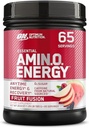 Optimum Nutrition Amino Energy - Pre Workout mit grünem Tee, BCAA, Aminosäuren, Keto Friendly, Green Coffee Extract, Energy Powder - Fruit Fusion, 65 Portionen (Packaging May Vary)