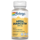 SOLARAY Mega Quercetin avec Bromelain, Vitamine C et Bioflavonoïdes - Supplément de soutien antioxydant et immunitaire, Hearth Health and Blood Pressure Support - Vegan, Garantie de 60 jours, 60 portions, 60 VegCaps