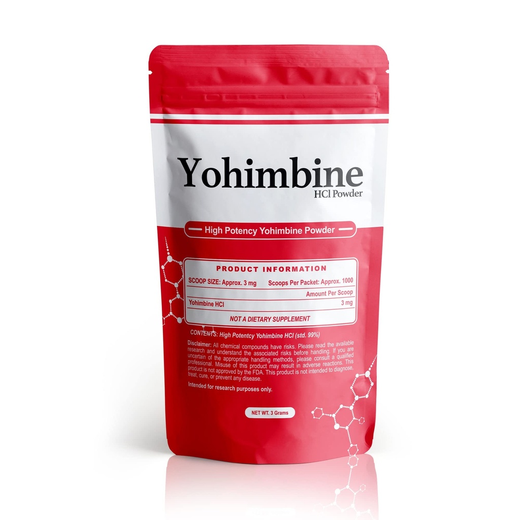 BulkStimulants Yohimbine HCl poudre de 3mg par scoop