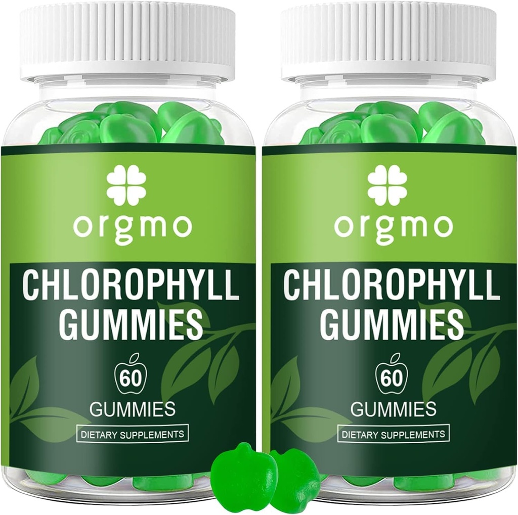 Gommies de chlorophylle sans sucre