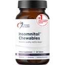 Designs for Health Insomnitol Chewables - Mélatonine à croquer - 200 mg L-Theanine, 5-HTP, vitamine B6 + Inositol - Delicious Lemon Favoured Supplement - Vegan (60 comprimés)