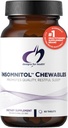 Designs for Health Insomnitol Chewables - Mélatonine à croquer - 200 mg L-Theanine, 5-HTP, vitamine B6 + Inositol - Délicieux supplément au citron - végétalien (60 comprimés)