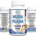 Muira Puama Kapseln - Konzentrat 4:1 Extrakt, äquivalent zu 2200mg pro Kapsel, 60 Kapseln