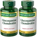 Natur Bounty Glucosamin Chondroitin Pillen und Nahrungsergänzungsmittel, Unterstützung Gelenkgesundheit, 110 Kapseln (Paket von 2)